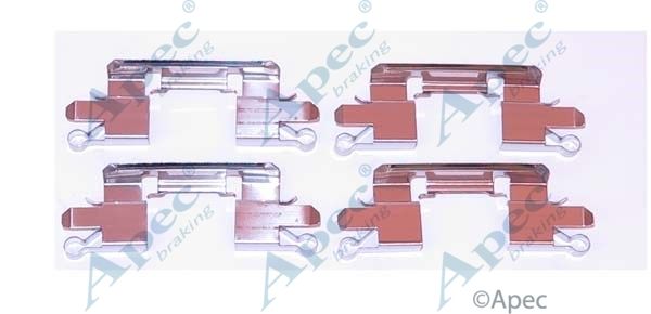 APEC BRAKING Комплектующие, колодки дискового тормоза KIT1177